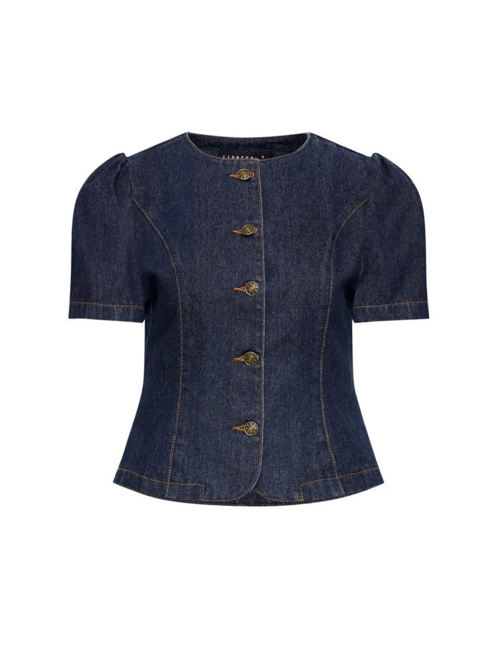 LIONESS | FEMME BLOUSE | DARK DENIM | 1R - Picture 5 of 5
